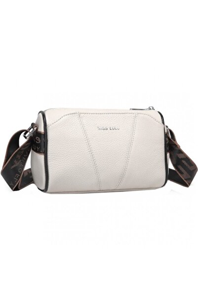 Miss Lulu Crossbody bag for women, faux leather, L2310BG Beige