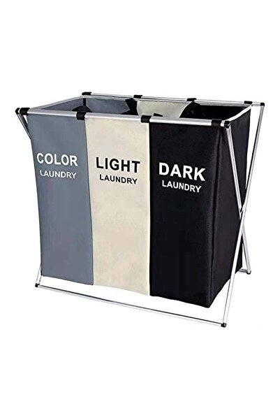 BLOOMING TIME سلة غسيل قابلة للطي ذات سعة كبيرة لتخزين الملابس