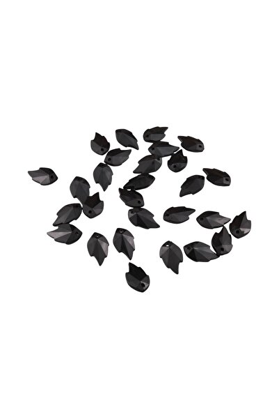 Serhat Aksesuar ve El İşçilik إكسسوار خرز أسود بنمط أوراق الشجر المثقوبة من ا...