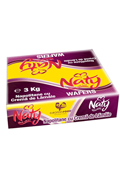 NATY Napolitane cu cremă de lămâie 3 kg