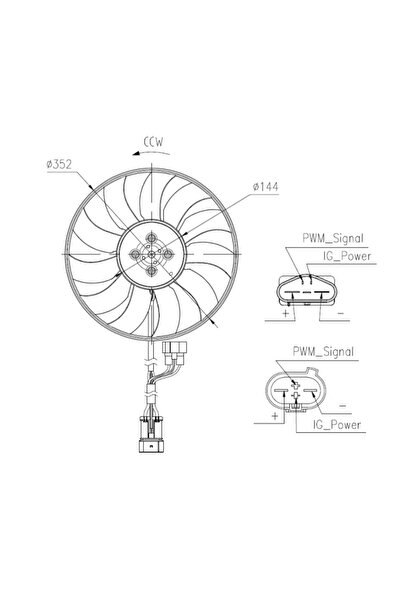 NRF Ventilator Radiator Audi A3/Q3/Tt Seat Ateca/Tarraco