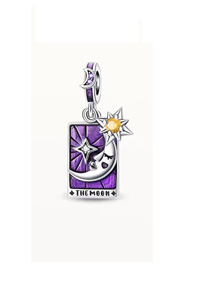Fubena Moon Tarot Card and Star Dangle Charm