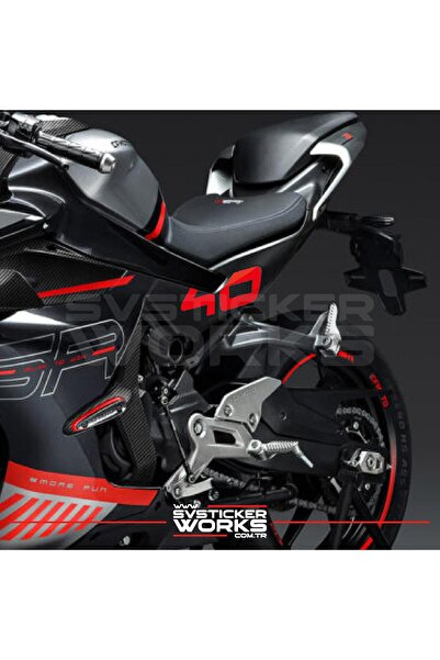 ARONA CFMOTO 450SR 40 Sticker Yan Plastik Sticker Etiket Yüksek Kalite Folyo