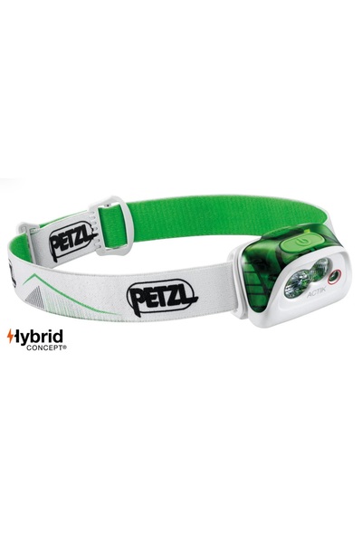 PETZL Lanterna frontala Actik 350 Lumeni Hybrid Verde