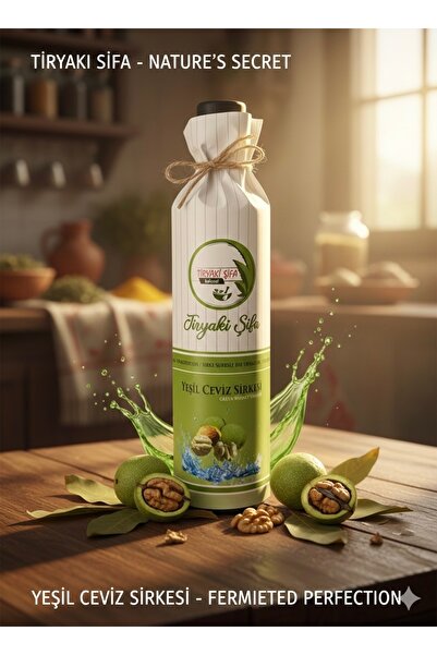 Tiryaki Şifa Bahçesi Yeşil Ceviz Sirkesi