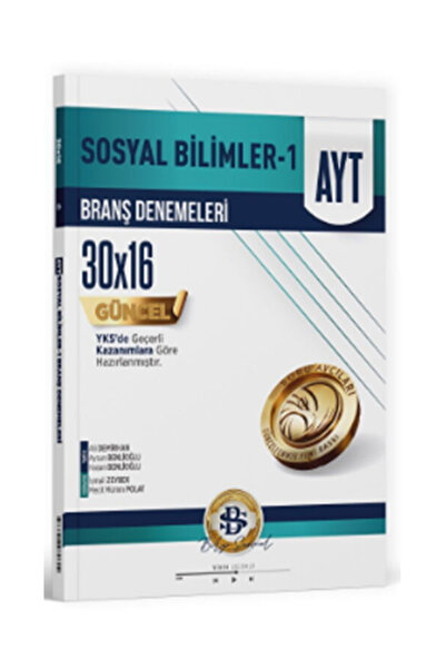 Açı Yayınları Bilgi Sarmal Yayınları AYT Sosyal Bilimler - 1 Branş Denemeleri...