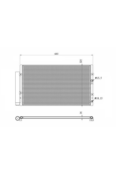 NRF Condensator Climatizare Subaru Brz Toyota Gt 86 Cupe