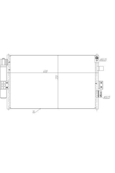 NRF Condensator Climatizare Ford Focus 3