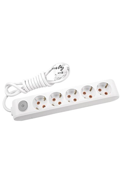 VİKO MULTİLET BEŞLİ ANAHTARLI GRUP PRİZ TOP. KABLOLU 5mt.ÇK.