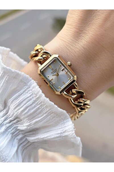 Reward Vintage Seri Küçük Kasa 2 Yıl Garantili 3 Atm Kadın Kol Saati+Bileklik RWF.146927.3