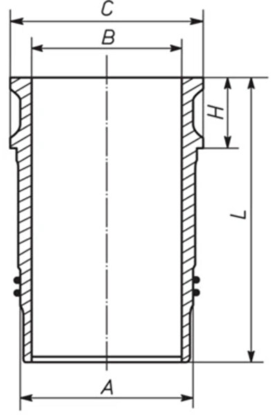 MAHLE Camasa Cilindru Scania 4 - Series/G 1/K - Series