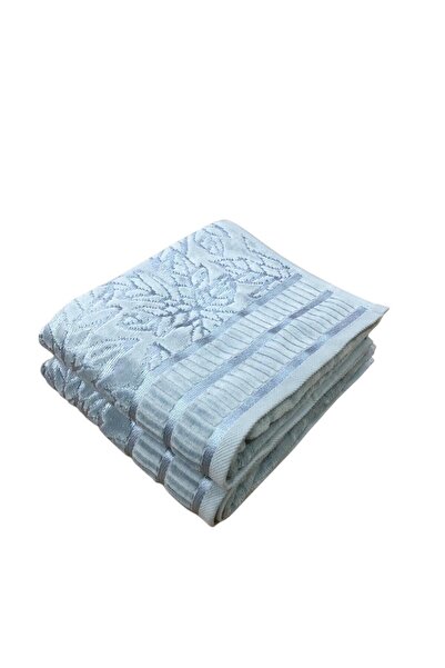 ROYAM 2 Pack Yoncagül 100% Cotton Velvet Extra Soft Hand and Face Towel