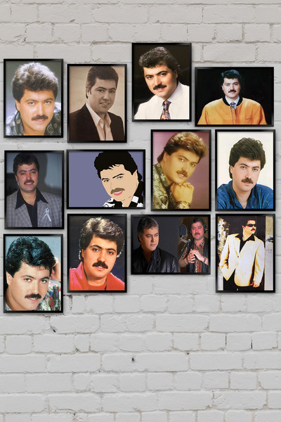 TABLOX Cengiz Kurtoğlu, muzician, cântăreț, Taverna Arabesk, set de pictură d...