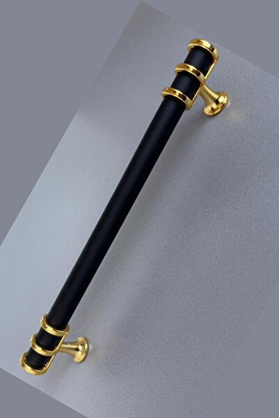 mutfak kulpu yüzük lü boru kulp altın siyah 160 mm