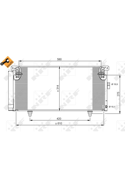 NRF Condensator Climatizare Subaru Legacy 4/Outback