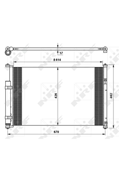 NRF Condensator Climatizare Suzuki Grand Vitara 2
