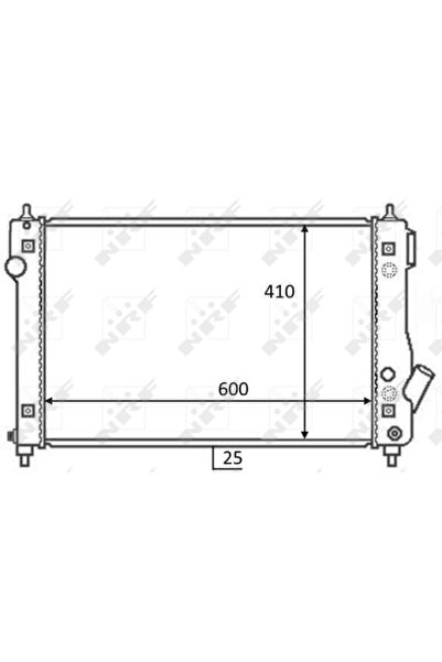 NRF Radiator Racire Motor Chevrolet Aveo / Kalos