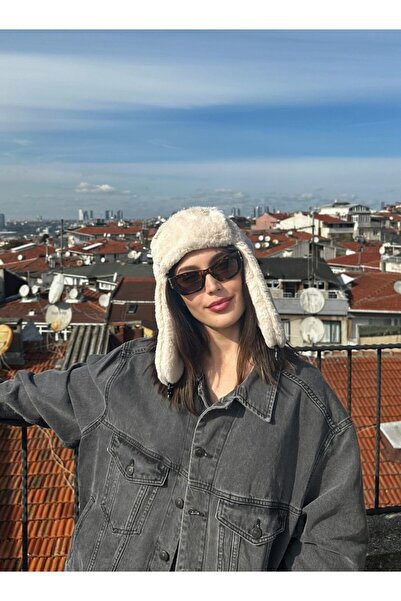 Mollycrush قبعة طيار من الصوف |   مع سماعات الرأس |   ملابس شتوية دافئة