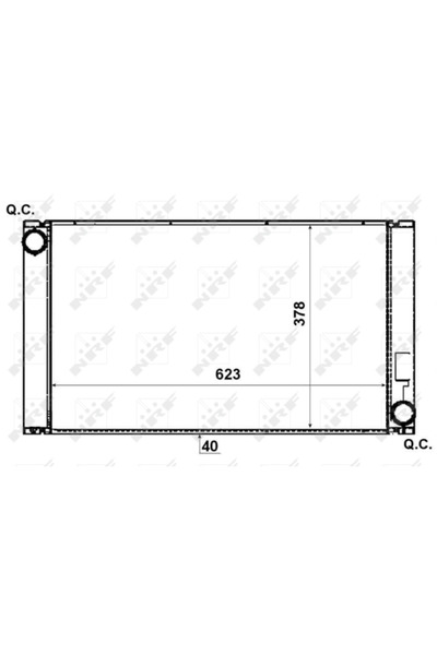 NRF Radiator Racire Motor Bmw 5