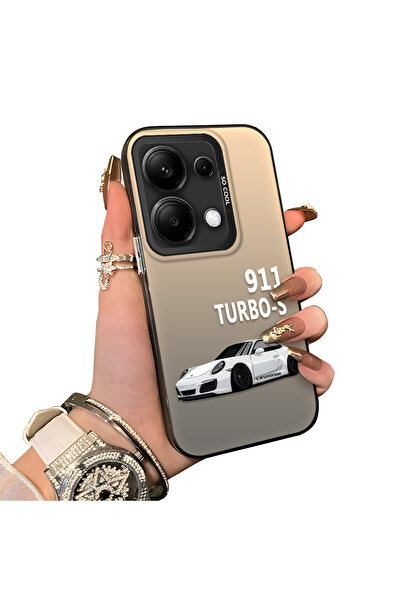 ucuc حافظة متوافقة مع هاتف Xiaomi Poco M6 Pro 4G، نمط سيارة رياضية، حافة مرنة...