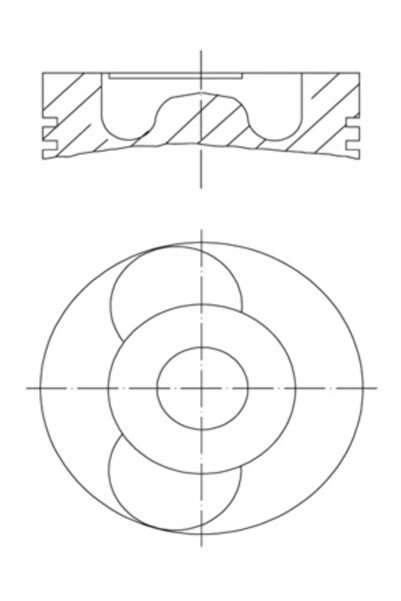 MAHLE Piston Citroen Jumper 1 Bus/Jumper 1 Caroserie/Jumper 1 Platou / Sasiu ...