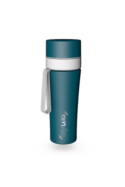 LAICA Sticlă filtrantă myLaica Sport, oțel inoxidabil, 0,55 l, portabilă, verde