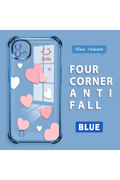 Hontinga حافظة متوافقة مع هاتف Realme C11 2021، حافظة هاتف من السيليكون الشفا...