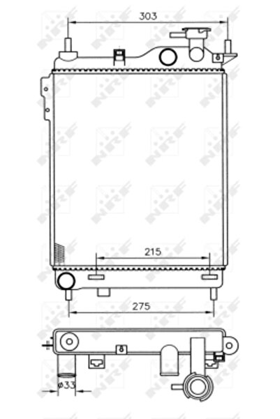 NRF Radiator Racire Motor Hyundai Getz