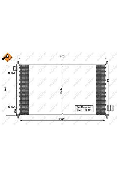 NRF Condensator Climatizare Honda Accord 7