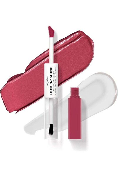 WET N WİLD مستحضر تجميل الشفاه Megalast Lock n' Shine Lip Color and Gloss