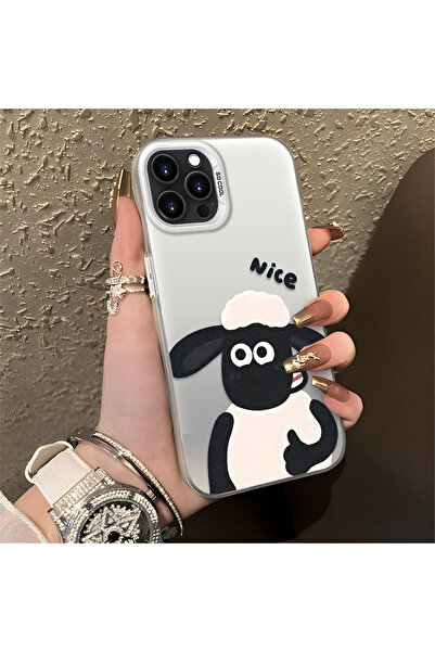 ucuc حافظة من السيليكون المتوافقة مع هاتف iPhone 15 Pro Max ذات حافة صلبة ومض...