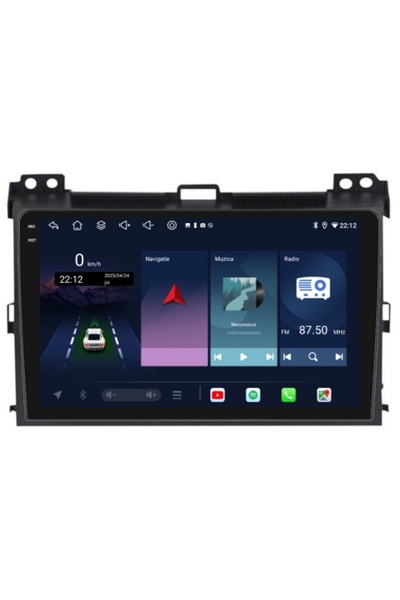Piloton Navigație pentru Toyota Land Cruiser Prado J12 (2002-2010) - 9" 6GB/1...