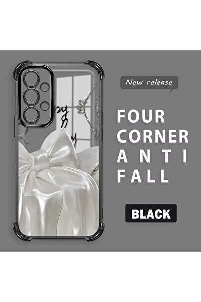 ucuc حافظة سيليكون شفافة مضادة للسقوط ومدعمة بأربعة زوايا متوافقة مع هاتف سام...