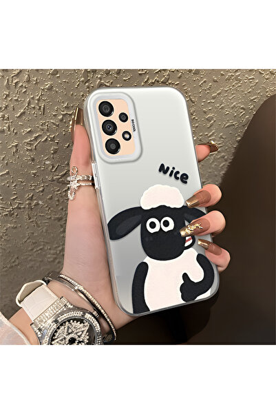 ucuc حافظة سامسونج جالاكسي A33 متوافقة مع الحافة السيليكونية الصلبة ذات النمط...