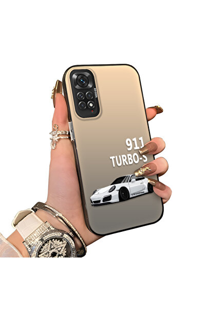 ucuc حافظة متوافقة مع هاتف Xiaomi Redmi Note 11S، نمط سيارة رياضية، حافة مرنة...