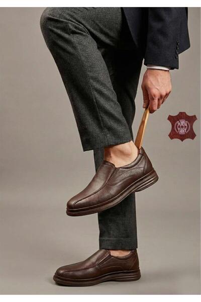 DETECTOR حذاء رجالي كلاسيكي أنيق من الجلد الطبيعي فائق الراحة 0020