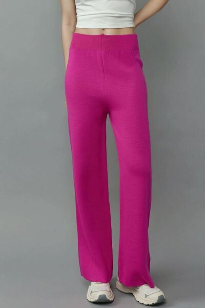 Hiccup My Fashion Knitwear Elastic Waist Trousers