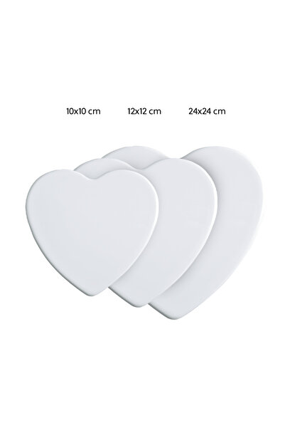 CERAMIC IND. Fotoceramică, Poză pentru cruce, Inimă diam. 24 cm, Color/Alb-Negru
