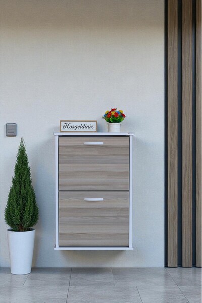 Eliusta Holen Cordoba Renk Ayakkabılık 2 Düşer Kapak 52 cm Genişlik Kapı Önü ...