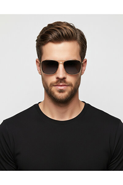 BLACK L174 C195 55 Men's Sunglasses