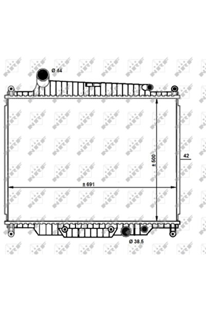 NRF Radiator Racire Motor Land Rover Range Rover 3/Range Rover Sport 1