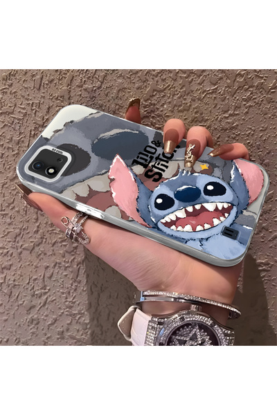 ucuc حافظة متوافقة مع هاتف Realme C20/C20A، مصنوعة من السيليكون بنمط مطرز، وظ...