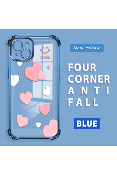 Hontinga حافظة متوافقة مع هاتف iPhone 15 Plus، حافظة هاتف من السيليكون الشفاف...