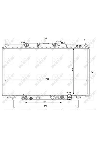 NRF Radiator Racire Motor Honda Cr-5 2