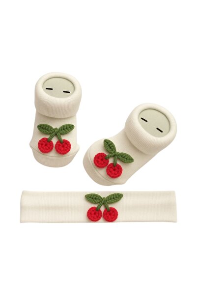 Style Baby Amazing مرحبًا بالطفلة، مجموعة هدايا من باندانا وجوارب محبوكة يدوي...