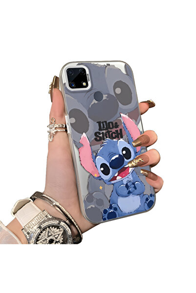 ucuc حافظة من السيليكون المتوافقة مع هاتف Realme C25 ذات حافة صلبة ومضادة للس...