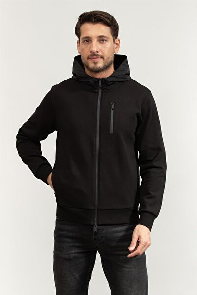 Calvin Klein Erkek Fermuarlı Sweatshirt