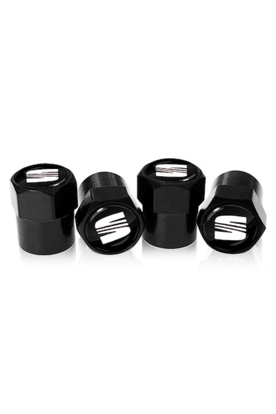 Sarphia Store Set de 4 capace de supapă auto din aluminiu, hexagonale, scaun,...