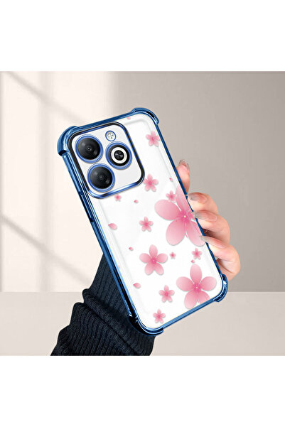 Hontinga حافظة هاتف شفافة من السيليكون مضادة للسقوط لهاتف Infinix Hot 40i