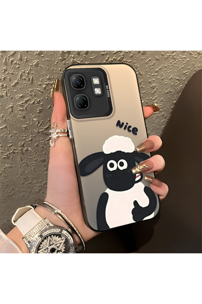 ucuc حافظة من السيليكون المتوافقة مع هاتف Infinix Hot 50i ذات حافة صلبة ومضاد...